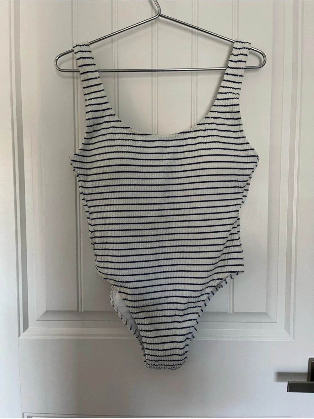 J Crew Swim 8 One-Piece Swimsuit White